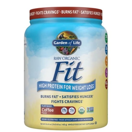 Raw Organic Fit, Coffee, 465g, Garden of Life - Vitax.ro