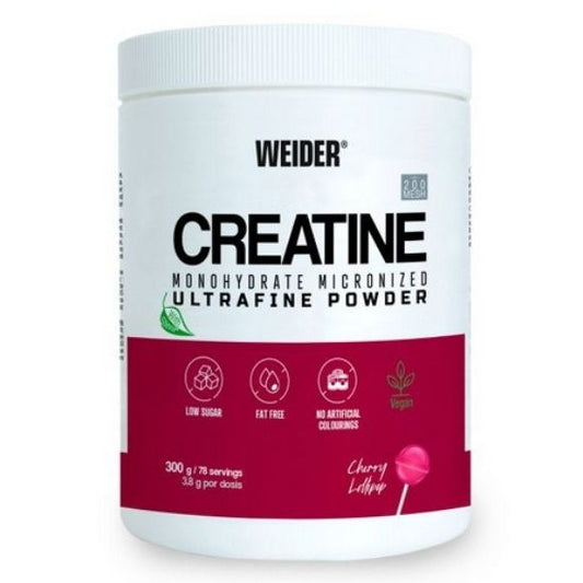 Creatine Monohydrate Micronized, Cherry Lollipop, 300g, Weider