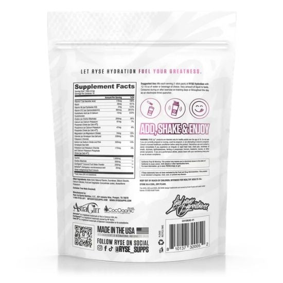 Hydration Sticks, Kool-Aid Grape, 16 x 6.5g, RYSE