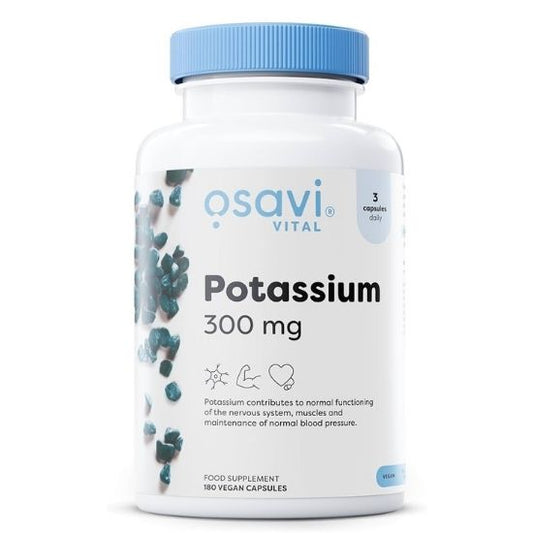 Potassium, 300mg, 180 vegan caps, Osavi - Vitax.ro
