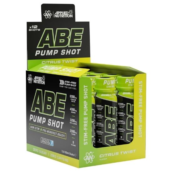 ABE Pump Shot, Citrus Twist, 12 x 100 ml, Applied Nutrition | Vitax.ro