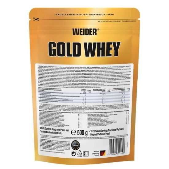Gold Whey, Vanilla, 500g, Weider