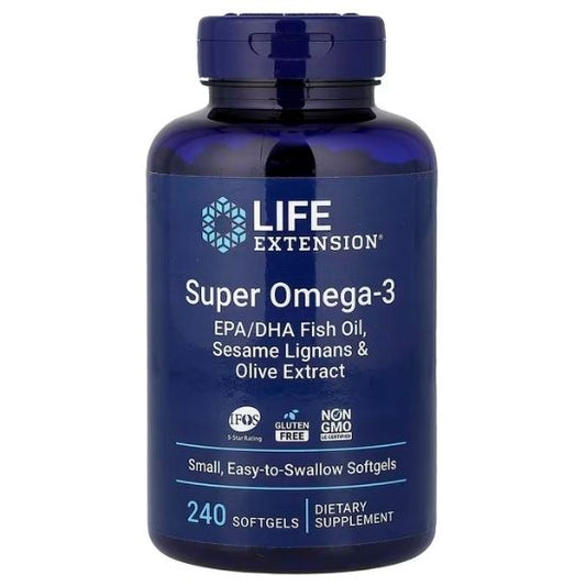 Super Omega-3 EPA/DHA, 240 softgels, Life Extension - Vitax.ro