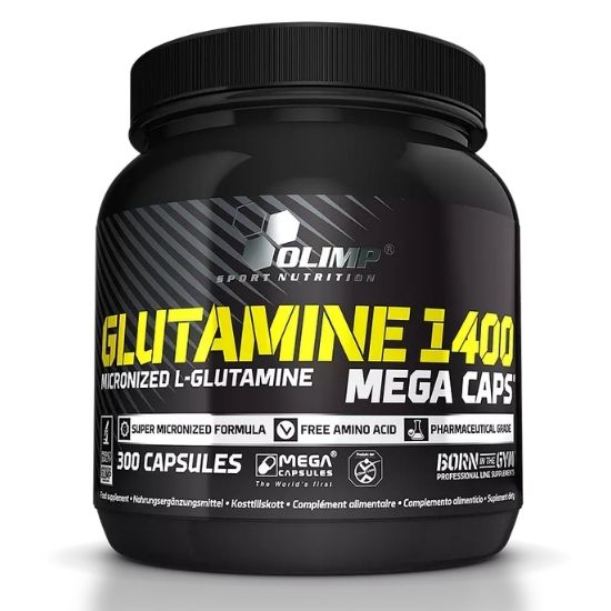 Glutamine 1400 Mega Caps, 300 caps, Olimp Nutrition