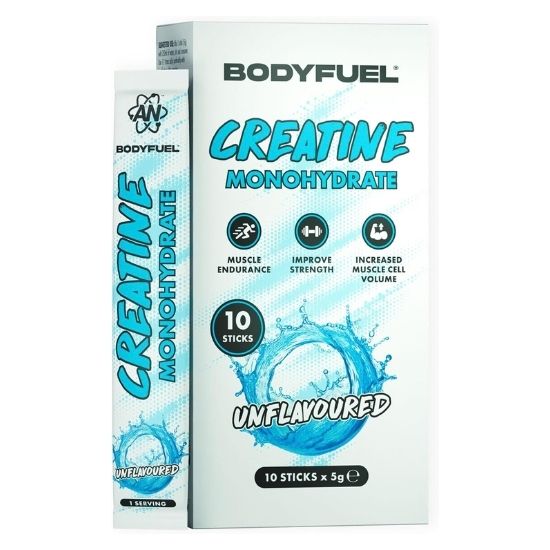 Bodyfuel Creatine Monohydrate Sticks, Unflavoured, 10 x 5g, Applied Nutrition