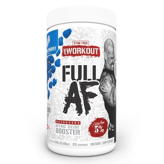 Full AF, Blue Raspberry, 370g, 5% Nutrition
