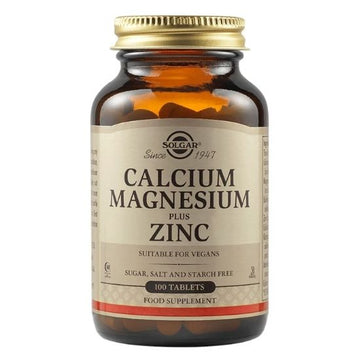 Calcium Magnesium + Zinc, 100 tb, Solgar