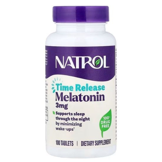 Melatonin Time Release, 3mg, 100 tabs, Natrol