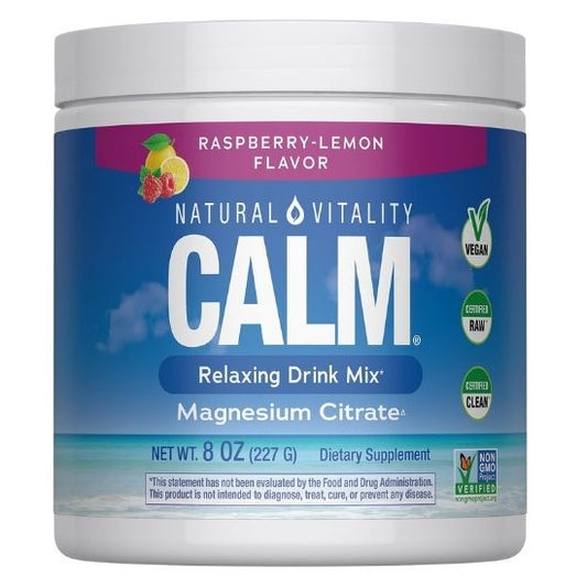 Natural Calm, Raspberry Lemon, 227g, Natural Vitality