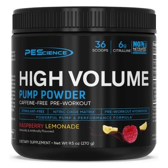 High Volume (US), Raspberry Lemonade, 270g, PEScience