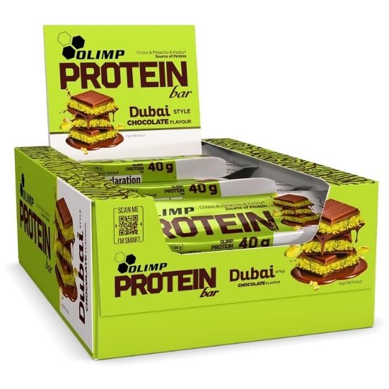Protein Bar, Dubai Style Chocolate, 25 x 40g, Olimp Nutrition