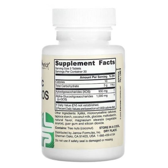 Prebiotic XOS+ a-GOS - 90 chewable tabs, Jarrow Formulas - Vitax.ro