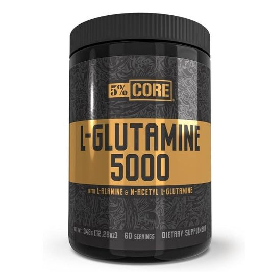 L-Glutamine 5000 - Core Series, Unflavoured, 348g, 5% Nutrition