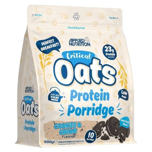Critical Oats Protein Porridge, Cookies & Cream, 600g, Applied Nutrition