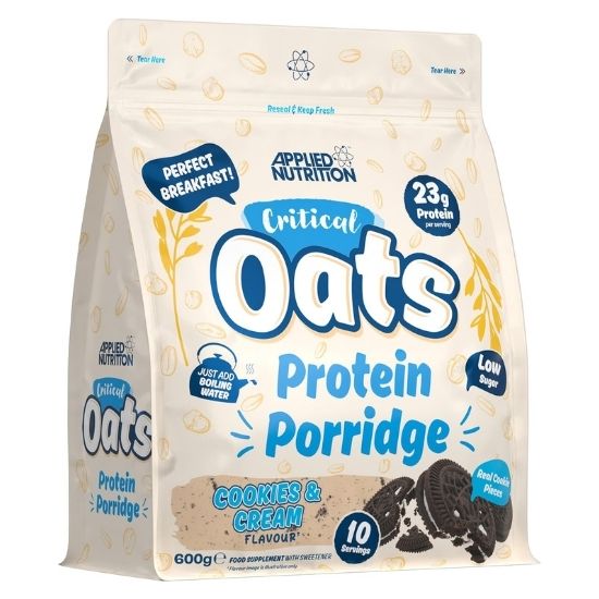 Critical Oats Protein Porridge, Cookies & Cream, 600g, Applied Nutrition