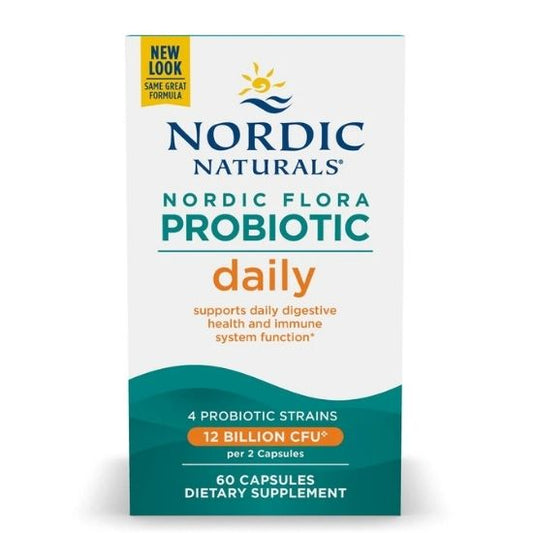 Nordic Flora Probiotic Daily, 60 caps, Nordic Naturals - Vitax.ro
