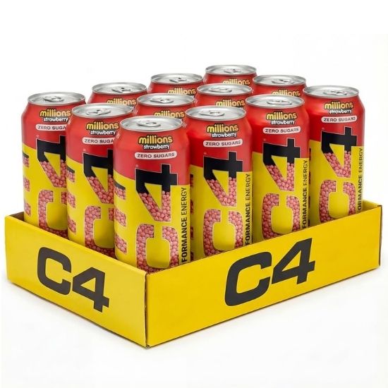 C4 Performance Energy, Millions Strawberry, 12 x 500 ml, Cellucor