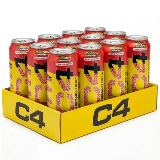 C4 Performance Energy, Millions Strawberry, 12 x 500 ml, Cellucor