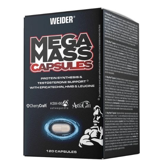 Mega Mass Capsules, 120 caps, Weider