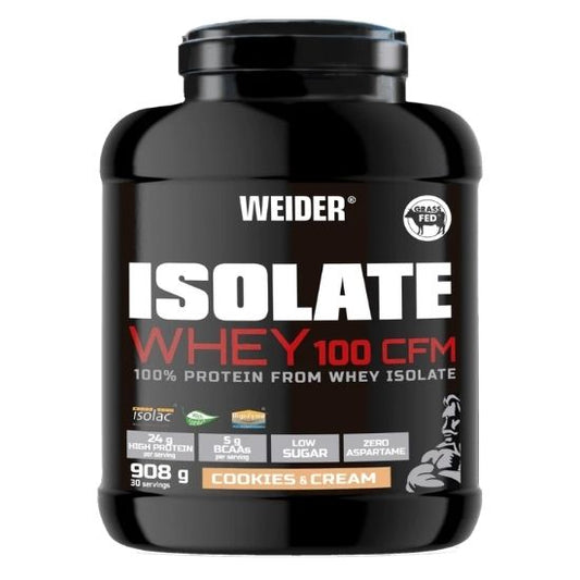 Isolate Whey 100 CFM, Cookies & Cream, 908g, Weider