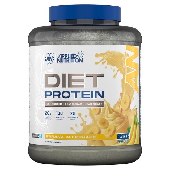 Diet Whey Protein, Banana Milkshake, 1800g, Applied Nutrition