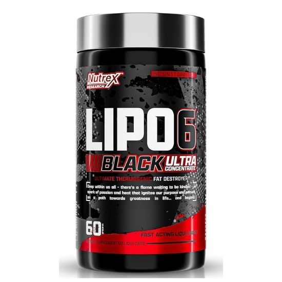 Lipo-6 Black Ultra Concentrate, Extreme Potency, 60 black caps, Nutrex