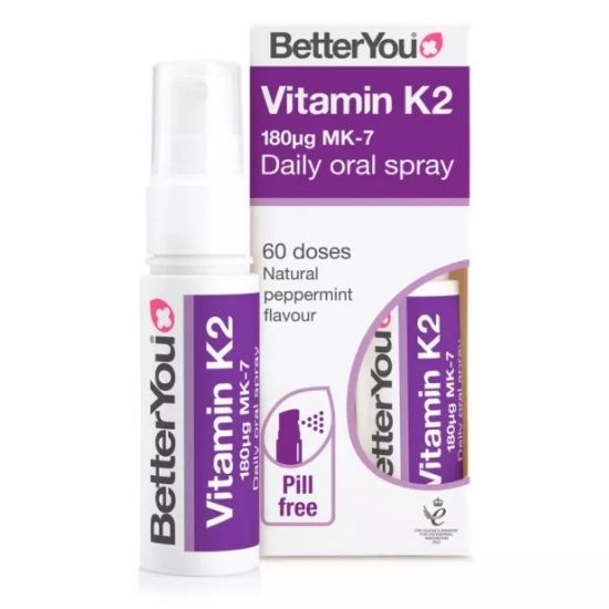 Vitamin K2 Daily Oral Spray, 25 ml, BetterYou - Vitax.ro