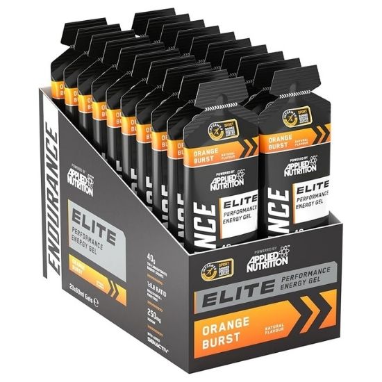 Endurance Elite Performance Energy Gel, Orange Burst, 20 x 60 ml, Applied Nutrition