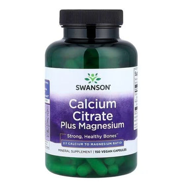 Calcium Citrate Plus Magnesium, 150 caps, Swanson - Vitax.ro