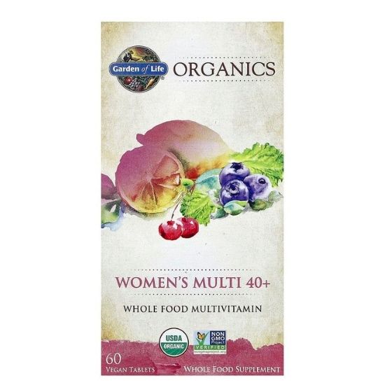 Mykind Organics Women's Multi 40+, 60 vegan tabs, Garden of Life - Vitax.ro