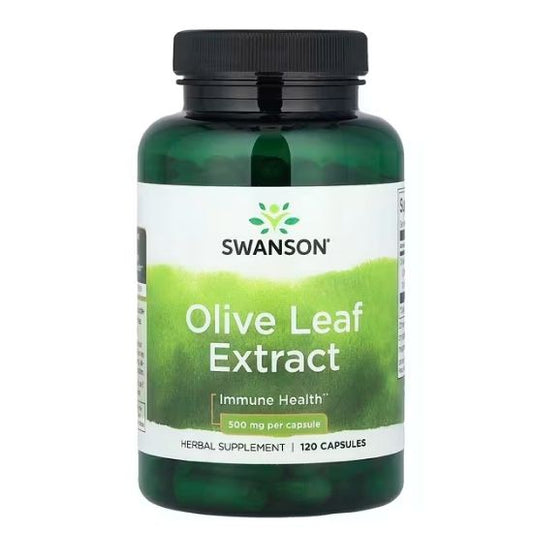 Olive Leaf Extract, 500mg, 120 caps, Swanson - Vitax.ro