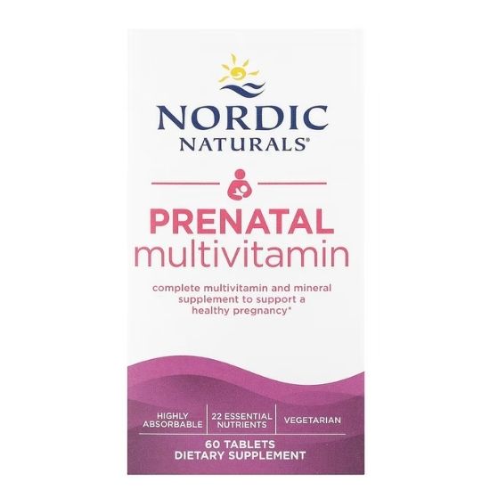 Prenatal Multivitamin, 60 tablets, Nordic Naturals - Vitax.ro