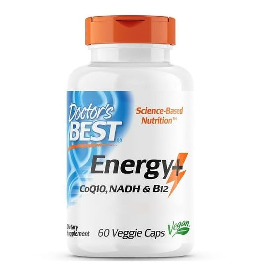 Energy + CoQ10, NADH & B12, 60 vcaps, Doctor's Best - Vitax.ro