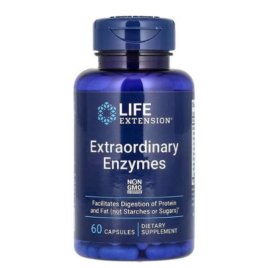 Extraordinary Enzymes, 60 caps, Life Extension - Vitax.ro