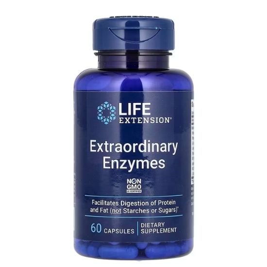 Extraordinary Enzymes, 60 caps, Life Extension - Vitax.ro