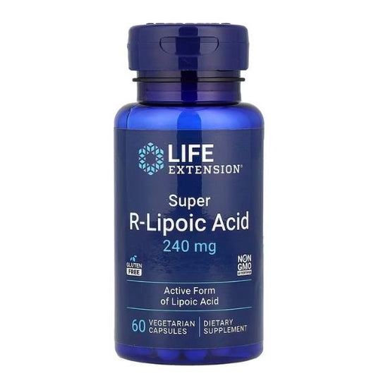 Super R-Lipoic Acid, 240mg, 60 vcaps, Life Extension - Vitax.ro
