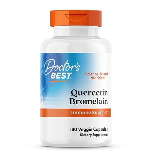 Quercetin Bromelain, 180 vcaps, Doctor's Best - Vitax.ro