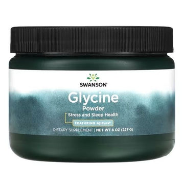 Glycine Powder, 227g, Swanson - Vitax.ro