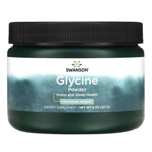 Glycine Powder, 227g, Swanson - Vitax.ro