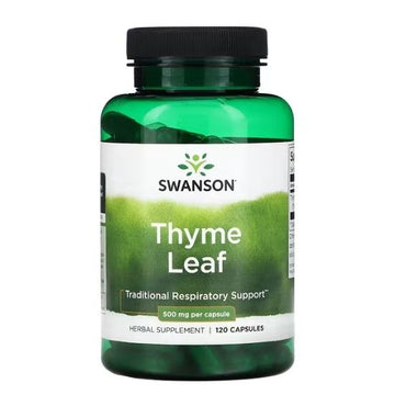 Thyme Leaf, 500mg, 120 caps, Swanson - Vitax.ro