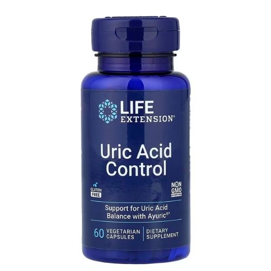 Uric Acid Control, 60 vcaps, Life Extension - Vitax.ro