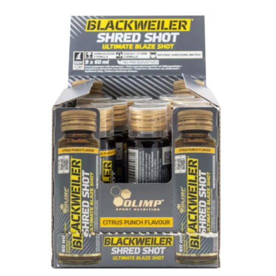 Blackweiler Shred Shot, Citrus Punch, 9x60 ml, Olimp Nutrition - Vitax.ro