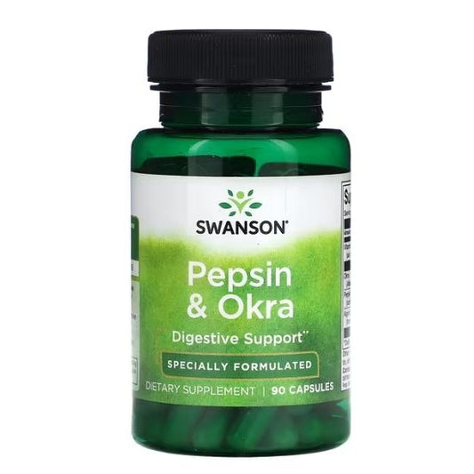 Okra Pepsin, 90 caps, Swanson - Vitax.ro