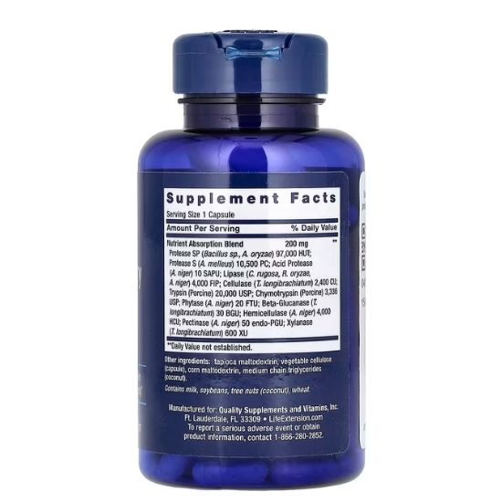 Extraordinary Enzymes, 60 caps, Life Extension - Vitax.ro