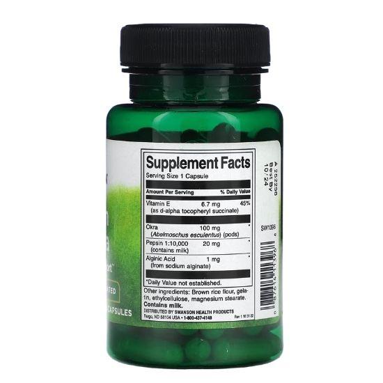 Okra Pepsin, 90 caps, Swanson - Vitax.ro