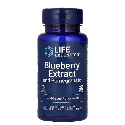 Blueberry Extract with Pomegranate, 60 vcaps, Life Extension - Vitax.ro