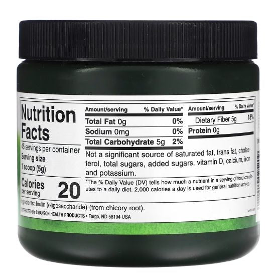 Inulin Powder, 227g, Swanson - Vitax.ro