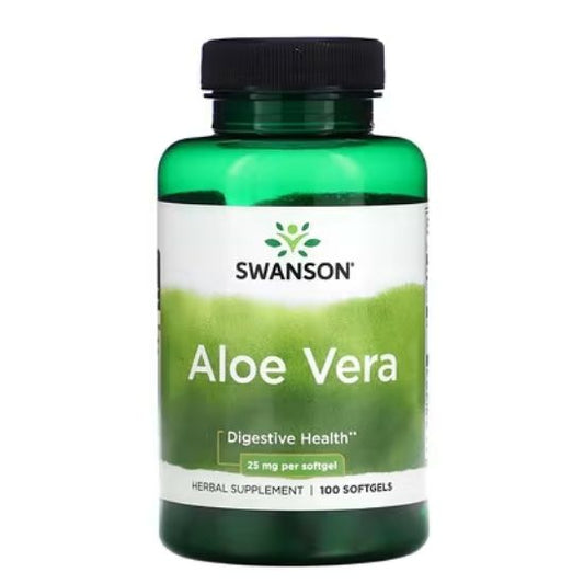 Aloe Vera, 25mg, 100 softgels, Swanson - Vitax.ro