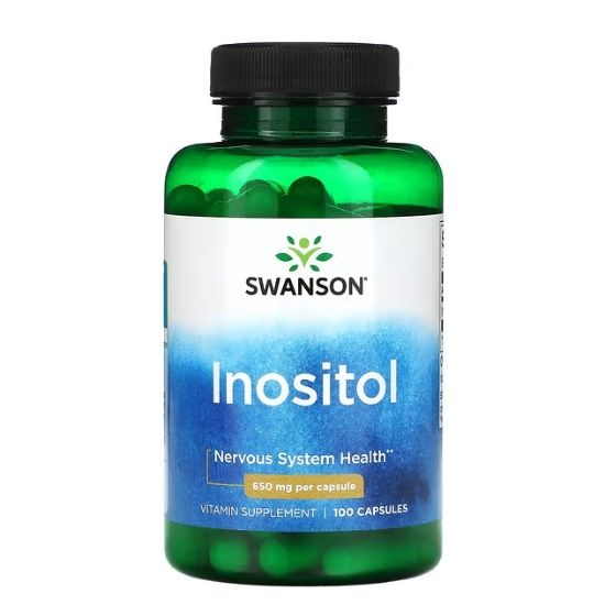 Inositol, 650mg, 100 caps, Swanson - Vitax.ro