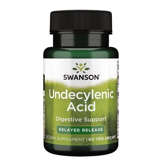 Undecylenic Acid, 60 vcaps, Swanson - Vitax.ro